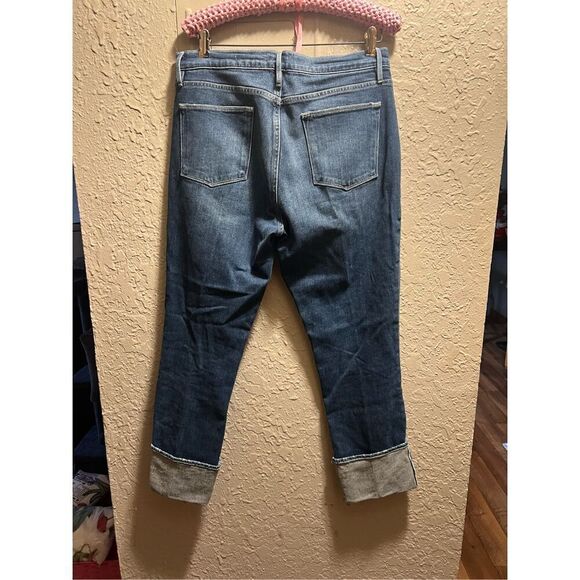 Frame Le High Straight Blue Jeans Woman’s Size 31 - Picture 7 of 11